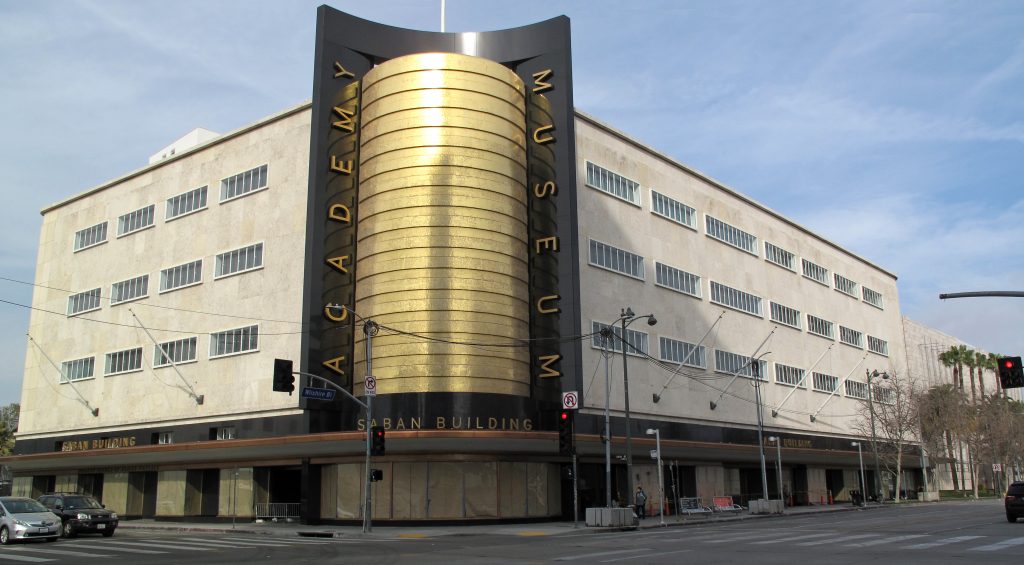 The Saban Building Housing the Academy Museum of Motion Pictures in Los Angeles